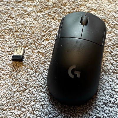 Logitech G Pro Wireless Gaming Mouse Black HERO Sensor with USB Receiver Tested