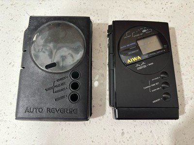 Vintage Rare Aiwa HS-T800 Stereo Radio Cassette Player TESTED/Working With Case