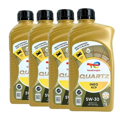 Total Quartz Ineo RCP 5W-30 Huile Moteur, Peugeot PSA B71 2290, 4x1 Litres - Photo 1/3