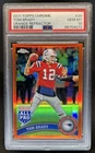 2011 Topps Chrome Tom Brady Orange Refractor #20 Patriots PSA 10 GEM MINT