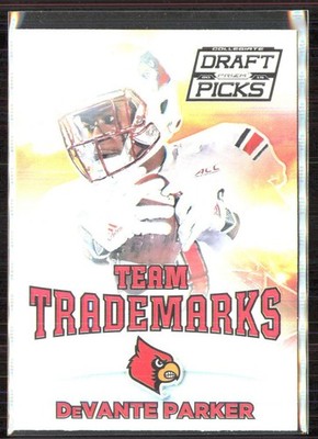 2015 Panini Prizm Draft DeVante Parker Rookie Team Trademarks Silver Prizm #14!