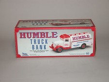 1993 HUMBLE AVIATION GASOLINE TRUCK BANK 1st IN A SERIES CHINA MINT