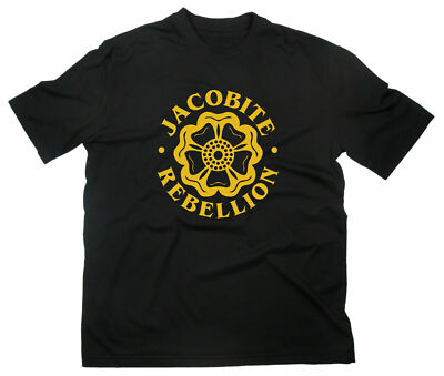Jacobite Rebellion Logo Fan T-Shirt Fanshirt Schottland Sassenach Outlander TV