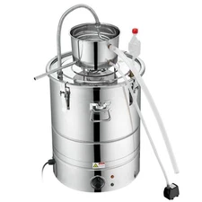 50L Water Alcohol Distiller, Home Distillery Kit With Stainless Steel Tube &Pump