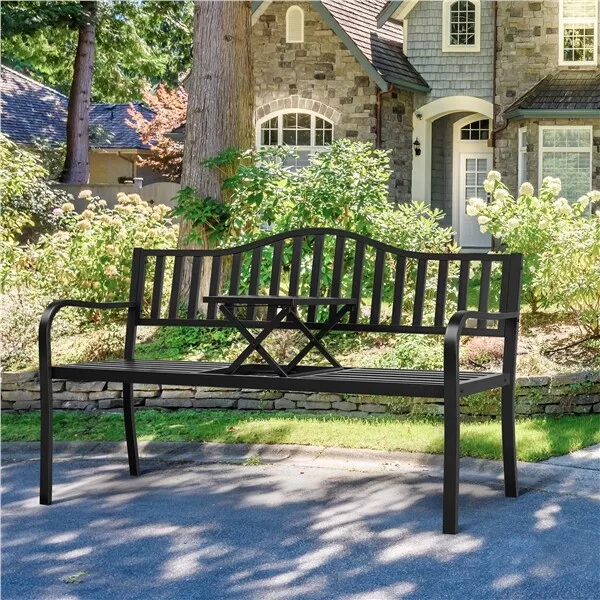 Simple metal bench sales