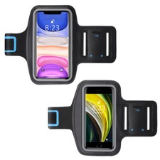 2PCS Sports Phone Holder Arm Bag Armband Pockets Cellphone Bag Container