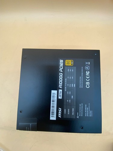 MSI MPG A1000G PCIE 5.1 ATX 3.1 1000W PSU Gold Modular Power Supply - Open Box - Afbeelding 2 van 5