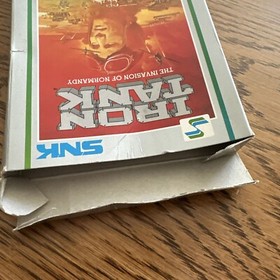 Iron Tank (Nintendo NES SNK 1988) Empty Box Only with Foam Insert