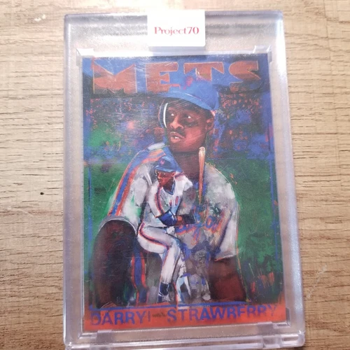2022 Topps Project 70 1986 Darryl Strawberry Card 805 by Andrew Thiele NY Mets