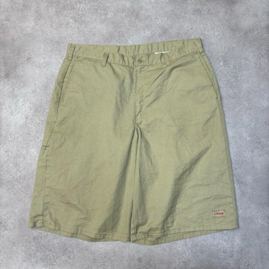 Dickies Shorts Mens Baggy Carpenter Workwear Vintage Pants, Beige, 38" image 2