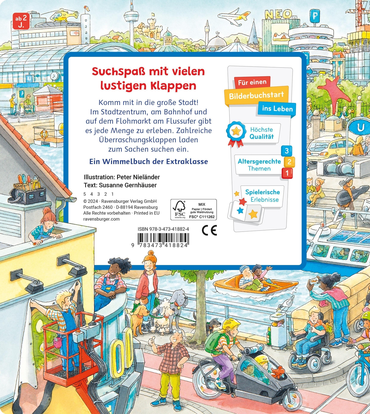 Thumbnail - Mein Sachen Suchen Wimmelbuch: In Der Stadt Susanne Gernhäuser Buch 16