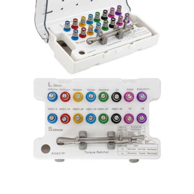 Dental Universal Implant Prosthetic Kit Abutment Hand Driver Hex Screwdriver