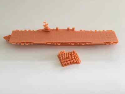 3D Printed 1/700 USS Saipan Aircraft carrier CVL-48 Unpainted Model Kit HOT