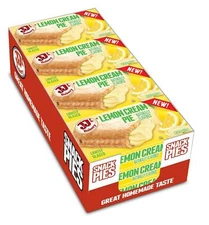 JJ's Bakery Lightly Glazed Snack Pies Kosher 4oz (Lemon Cream) (Pack of 6)
