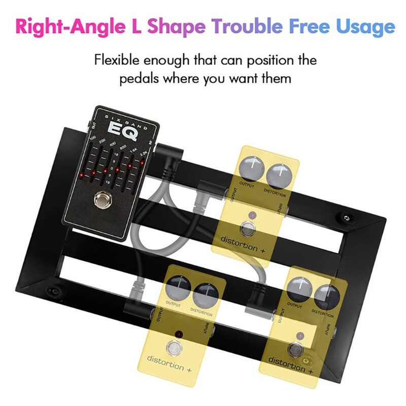 3 Pcs Electric Guitar Patches Cable Quiet Instrument Effect Pedal