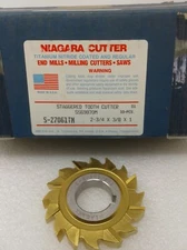 Niagara Cutter Staggered Tooth Cutter, SS69880M 2 3/4" X 3/8" X 1 ( CASE OF 10)