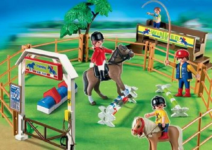 Frø Recite spids New Playmobil Pony Ranch Equestrian Training Horse Dressage Show Play Set  4185 | eBay