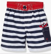 Wippette Trunk Crab Motif Boys Swimwear Size 2T