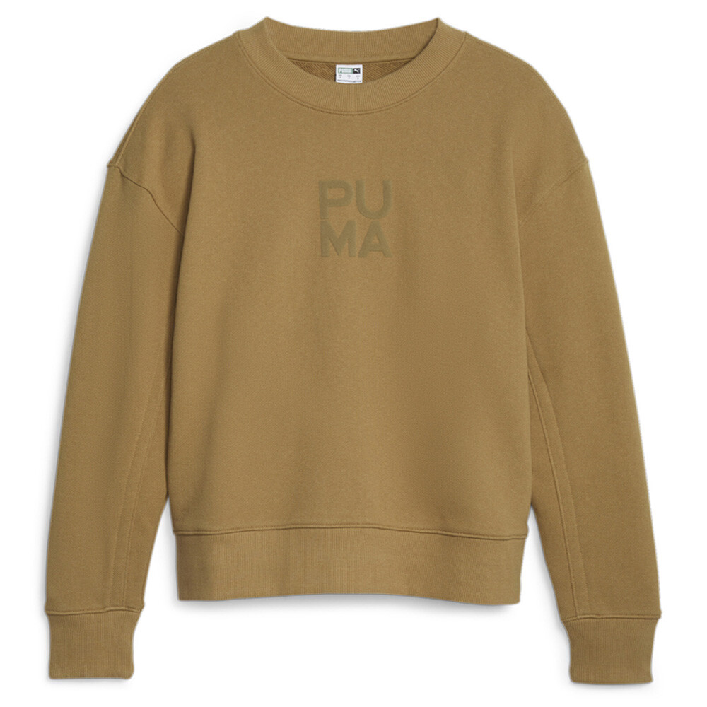 Толстовка с круглым вырезом Puma Infuse женская коричневая 62167285