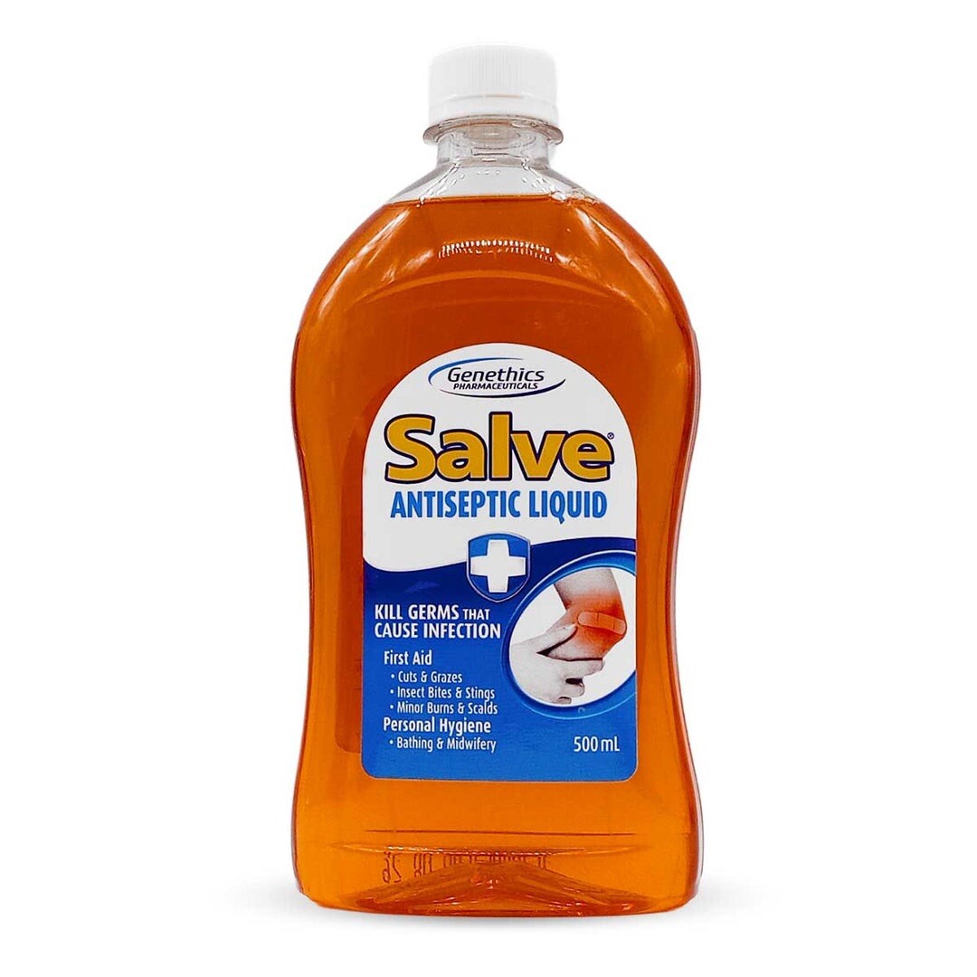 Salve ANTISEPTIC LIQUID for  Hygienic Use,Minor Cuts, Insect Bites&Sting 500 ml