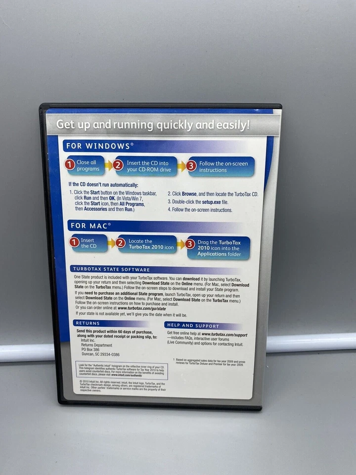 TurboTax Deluxe 2010 Federal + e-File Flawless/Tested - Image 2 of 3