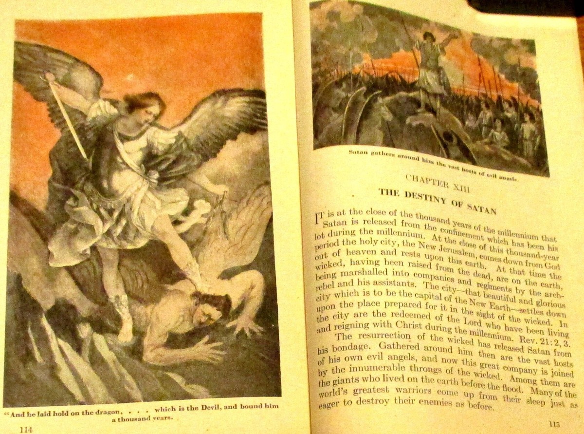 1920 Satan His Origin Work and Destiny Book 128 Pages Original