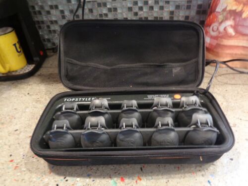NEW TopStyler by InStyler Heated Ceramic Styling Shells Hair Curlers with Case - Picture 1 of 6