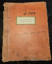 Vintage Model 6300 VERSA-SWEEPER Parts and Service Manual