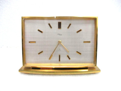 Pendule, Wecker IMHOF, Swiss Bronze Vintage Sammlung