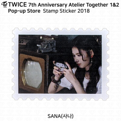 TWICE 7th Anniversary Atelier Together 1and2 Pop Up Store Stamp