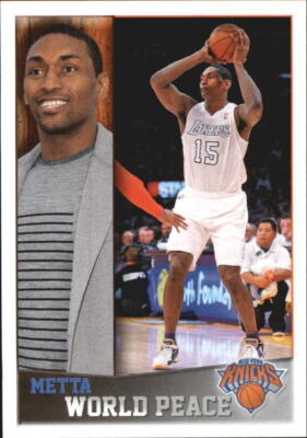 2013-14 Panini Stickers #30 Metta World Peace - NM-MT