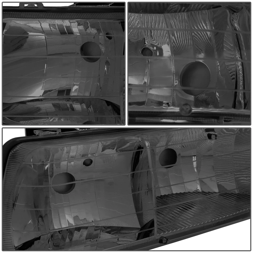 PARA CHEVY SILVERADO 1999-2002 CARCASA AHUMADA ESQUINA TRANSPARENTE + PARACHOQUES FARO Foto 3 de 4