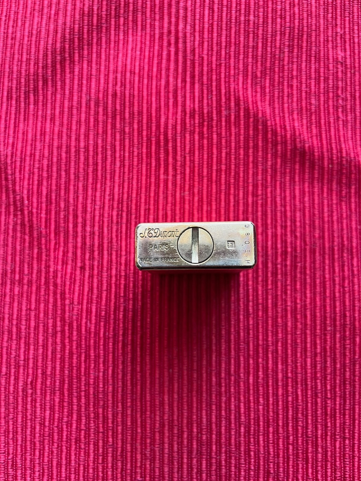 Vintage ST Dupont Gold Plate Lighter Paris Made in France