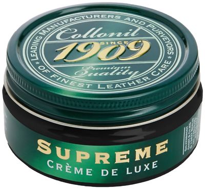 Collonil 1909 Premium Quality  Leather Cream DeLuxe Black/Colorless 100ml 3.38oz