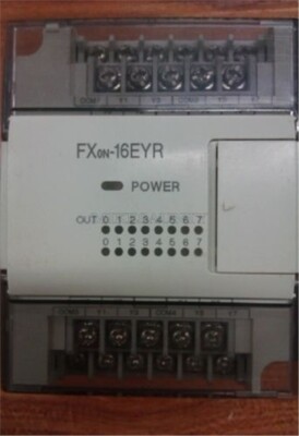 Used 1Pcs Mitsubishi Extension Module FX0N-16EYR Plc Module cu