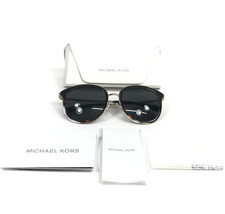 Michael Kors Sunglasses MK1099B Adrianna Bright 390387 Gold Tortoise Gray Lenses