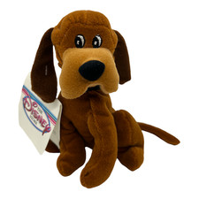 The Disney Store  Theme Parks 7" TRUSTY DOG LADY AND THE TRAMP Bean Bag Plush