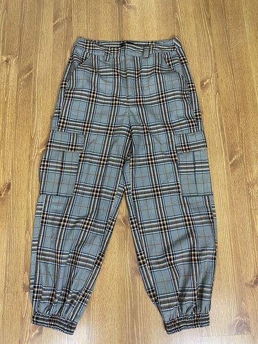 Urban Outfitters Checked Cargo Joggers 