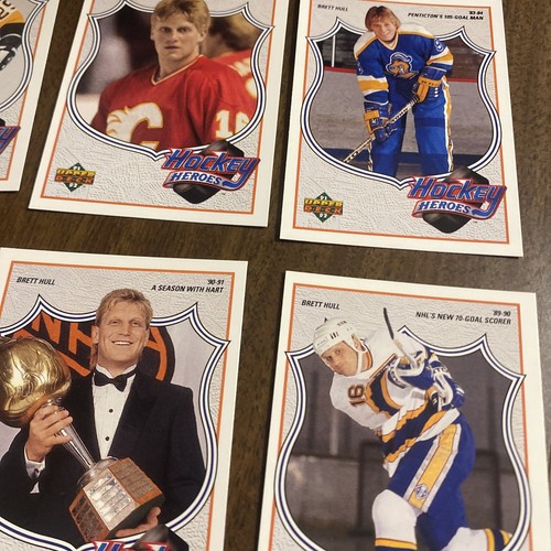 90/91 Upper Deck Brett Hull Hockey Heroes Complete Set - Picture 3 of 6