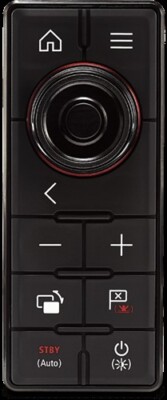 RAYMARINE RMK-10 SYSTEM REMOTE CONTROL PORTRAIT AND LANDSCAPE T70293