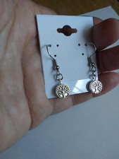 Tree of Life Earrings 925 Sterling silver earwire Celtic Handcrafted USA