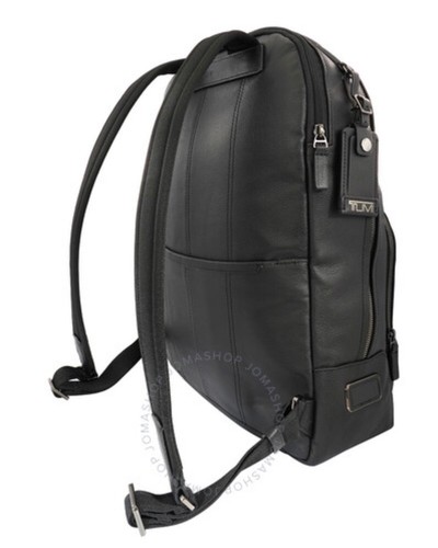 TUMI Harrison Warren Black Backpack Pebbled Leather - Picture 3 of 22