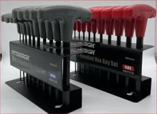 BRAND NEW 20 PC ALLEN T HANDLE WRENCH METRIC SAE ALEN  HEX KEY SET With Stand !!