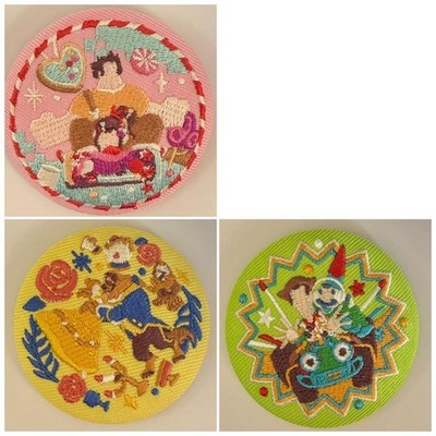 Disney Stickdosenabzeichen Sugar Rush Die Schöne und das Biest Toy Story