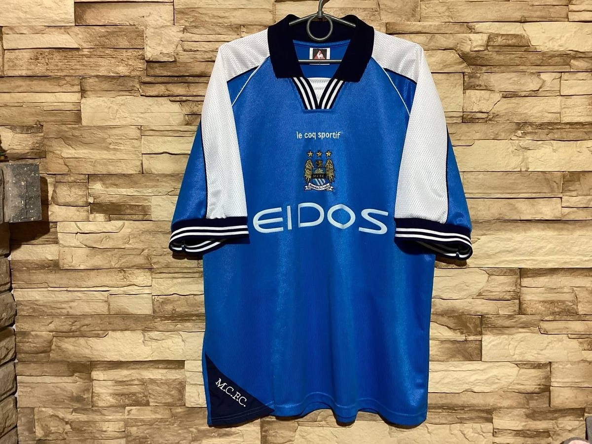 MANCHESTER CITY 1999 2000 2001 Home Football Shirt Soccer Jersey