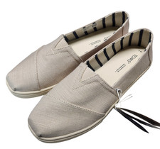 Toms Womens 9 Alpargata Cupsole Slip-On Shoes Warm Natural Heritage Canvas