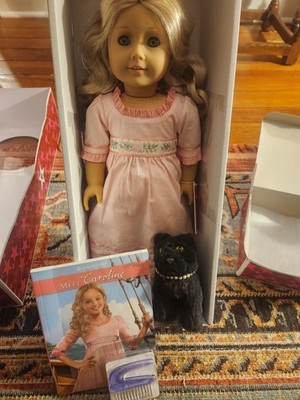 2013 American Girl Caroline Doll Cat (Modified) Book Wrist Tag Box