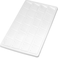 5 White 24 Earring Display Tray Inserts