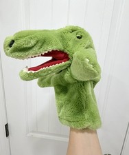 Vtg 1985 Dakin Plush Alligator Puppet Gator Croc Dinosaur Dino Rare Great Shape