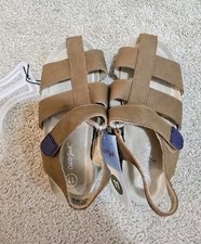 Cat & Jack Toddler Girls Size 11 Cognac Sanda...
